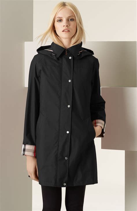 burberry short raincoat